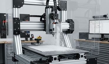 Profile aluminiowe w konstrukcji frezarek CNC